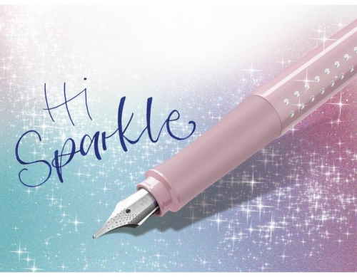 Stilou Sparkle Rose, metalic M, Faber-Castell